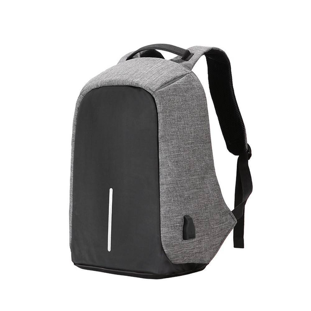 Norvo | Ryggsekk Uformell Mote Laptop Tyverisikret Notatbok Skoleveske med USB-Port