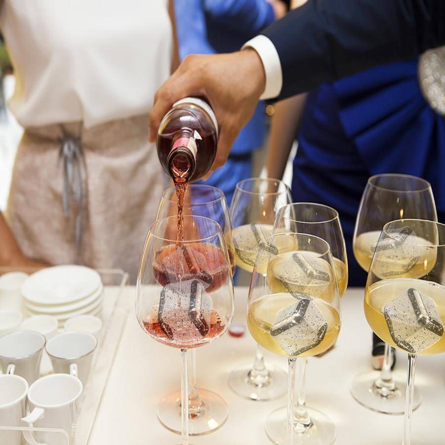 Norvo | Rustfritt Stål Isbiter - Gjenbrukbare Kjølestein og Ølkjølere