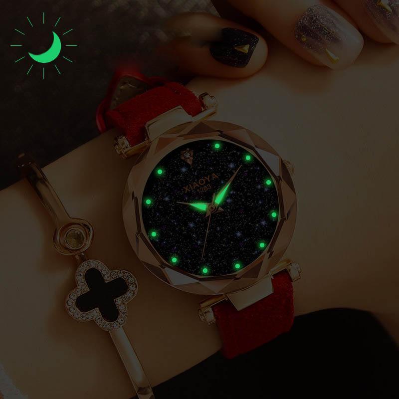 Norvo | Luminous Starry Sky Multi-Color Casual Designer Klok