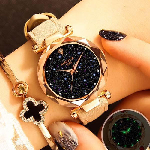 Norvo | Luminous Starry Sky Multi-Color Casual Designer Klok
