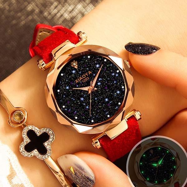 Norvo | Luminous Starry Sky Multi-Color Casual Designer Klok