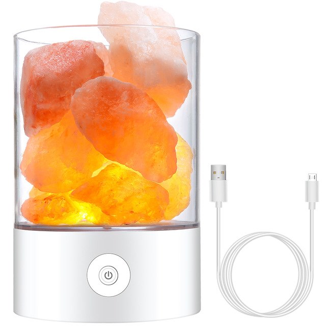 Norvo | Himalaya Salt Skrivebordslampe & Luftrenser Hvit