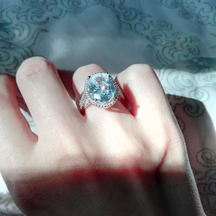 Oval Cut 6ct CZ Ring | Norvo