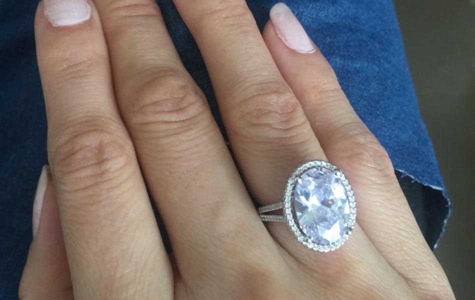 Oval Cut 6ct CZ Ring | Norvo