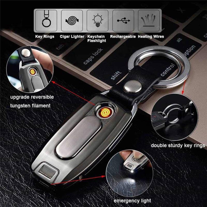 Norvo | USB Oppladbar vindbestandig plasma flameless elektronisk lighter