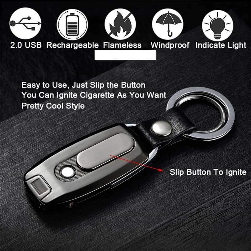 Norvo | USB Oppladbar vindbestandig plasma flameless elektronisk lighter
