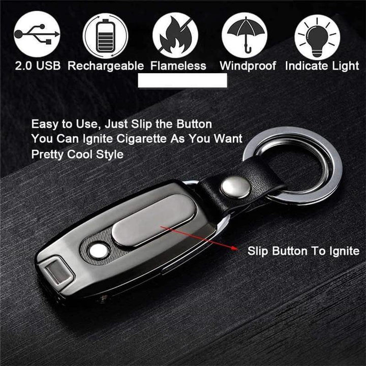 Norvo | USB Oppladbar vindbestandig plasma flameless elektronisk lighter