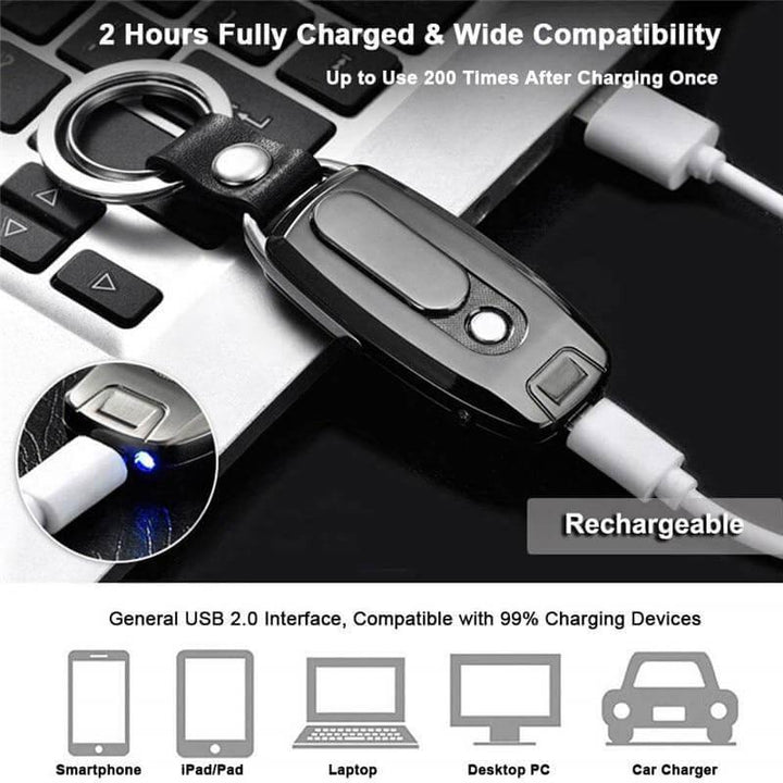 Norvo | USB Oppladbar vindbestandig plasma flameless elektronisk lighter