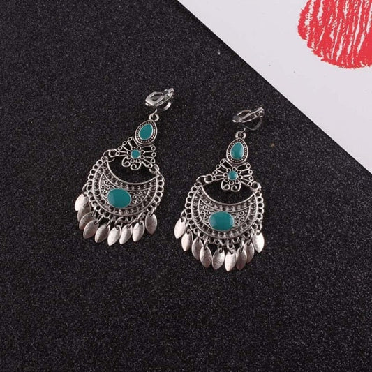 Norvo | 5 fargede dusk vintage clips øreringer uten piercing