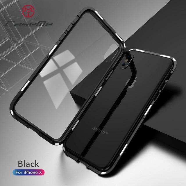 Norvo | 2019 Ny magnetisk absorpsjons glassdeksel for iPhone