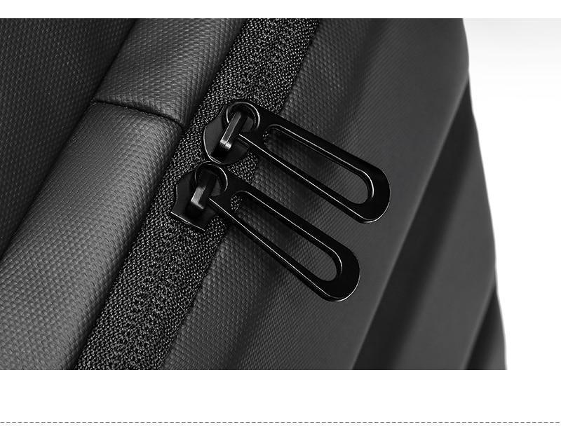 Norvo | 15,6 tommers laptop reise ryggsekk vannavstøtende funksjonell ryggsekk med USB-ladeport
