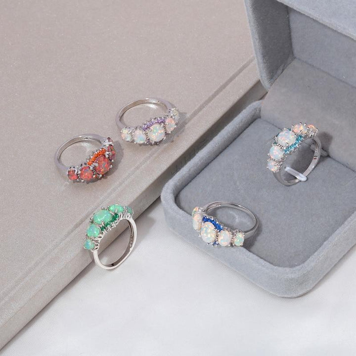 Lux - Fire Opal Granatring | Norvo