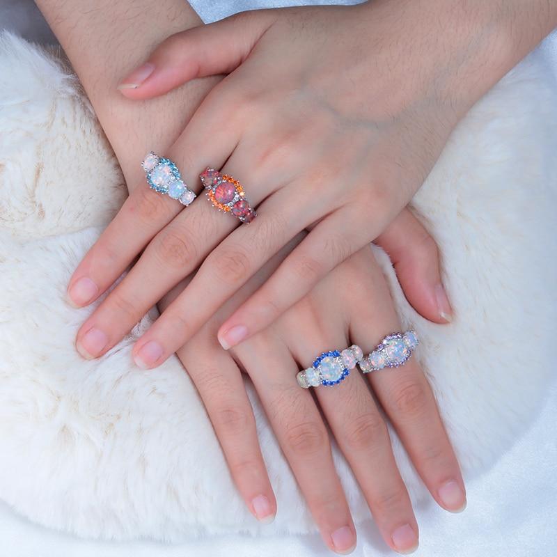 Lux - Fire Opal Granatring | Norvo