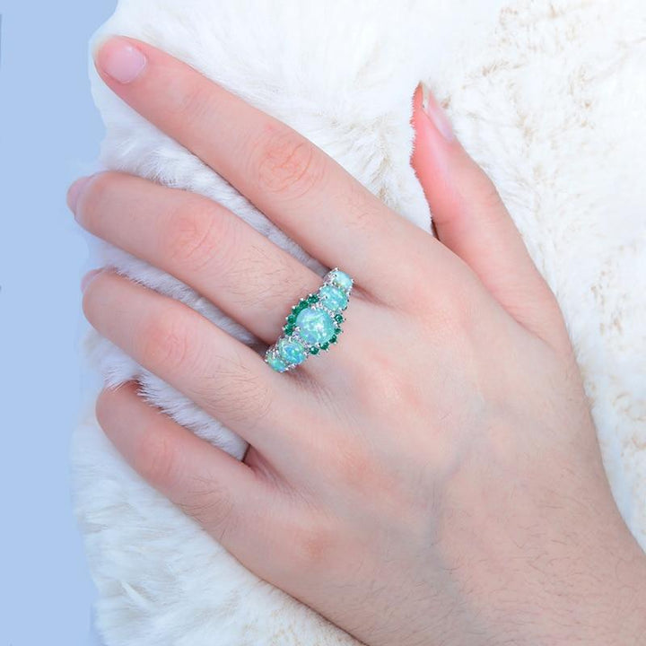 Lux - Fire Opal Granatring | Norvo