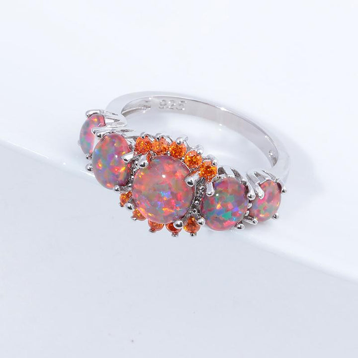Lux - Fire Opal Granatring | Norvo