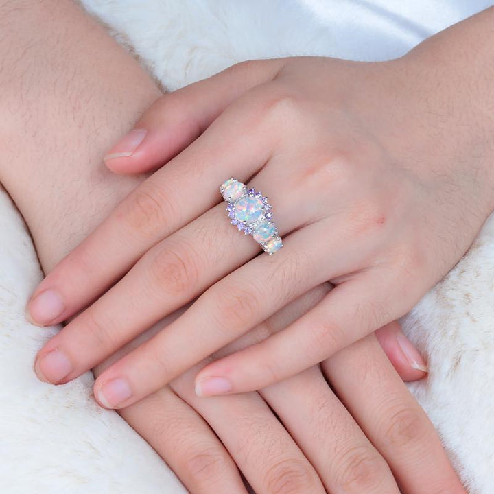Lux - Fire Opal Granatring | Norvo