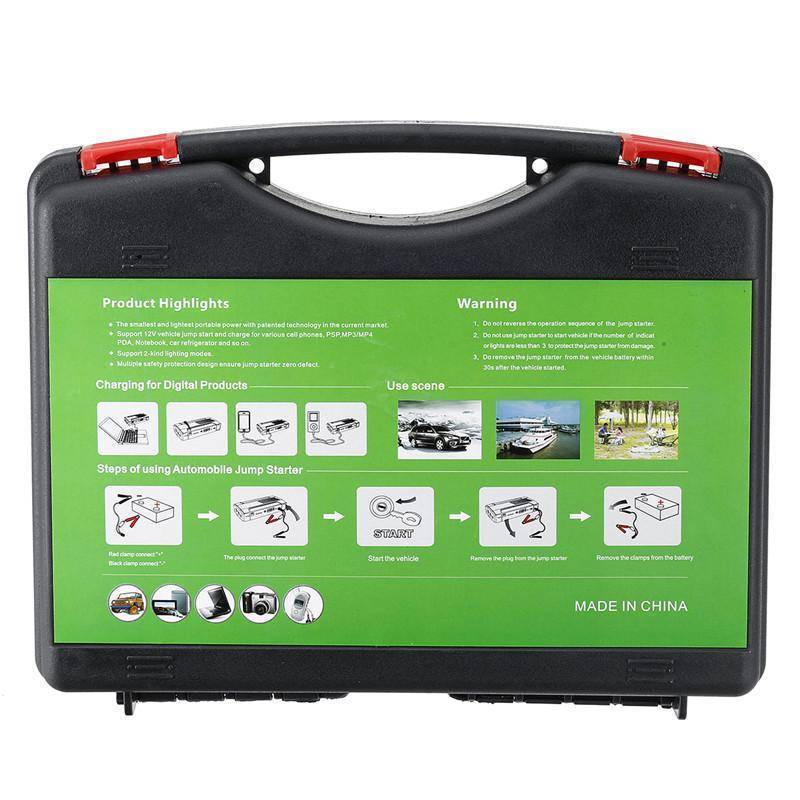 Norvo | 12 V Bil Hoppe Start Kit - Nødhjelp Booster