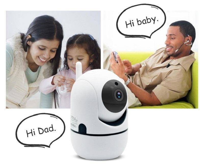 Norvo | Nanny Cam - 1080P IP Baby Monitor Kamera for Overvåkning, Sikkerhet