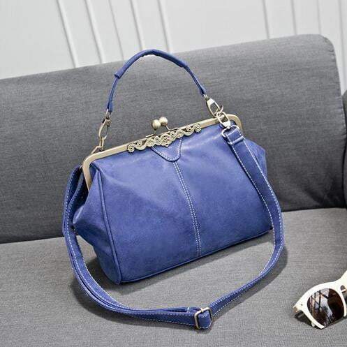 Norvo | Britisk Vintage Hardware Matte Kvinnelige Messenger Vesker