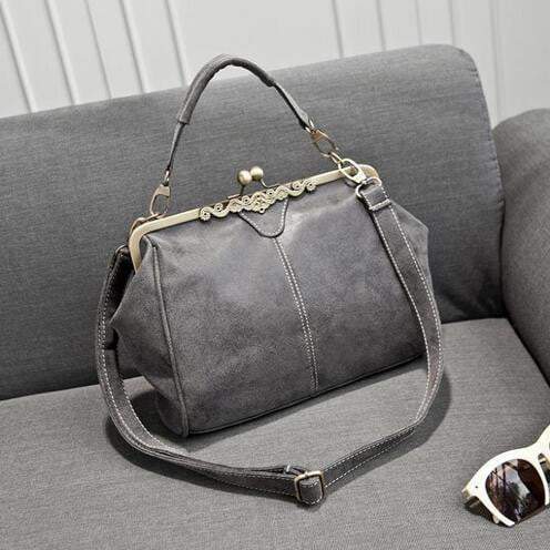 Norvo | Britisk Vintage Hardware Matte Kvinnelige Messenger Vesker