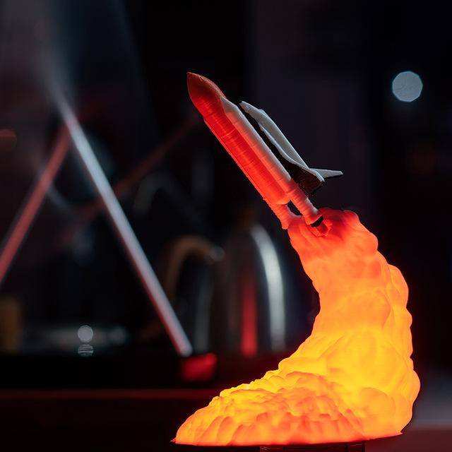 Rokit - 3D Romferge Lampe | Norvo