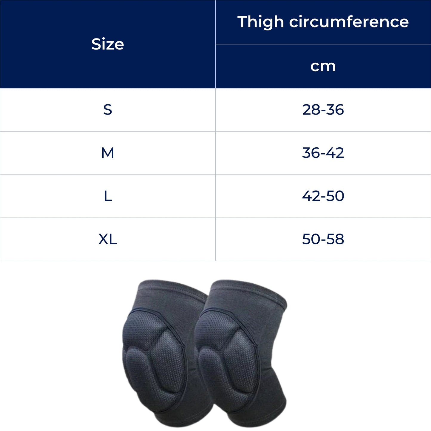 Absorberende Knebeskyttelse – Pustende Kompresjonsstøtte – Anti-Skli Putedesign – Sport & Skadeforebygging Norvo