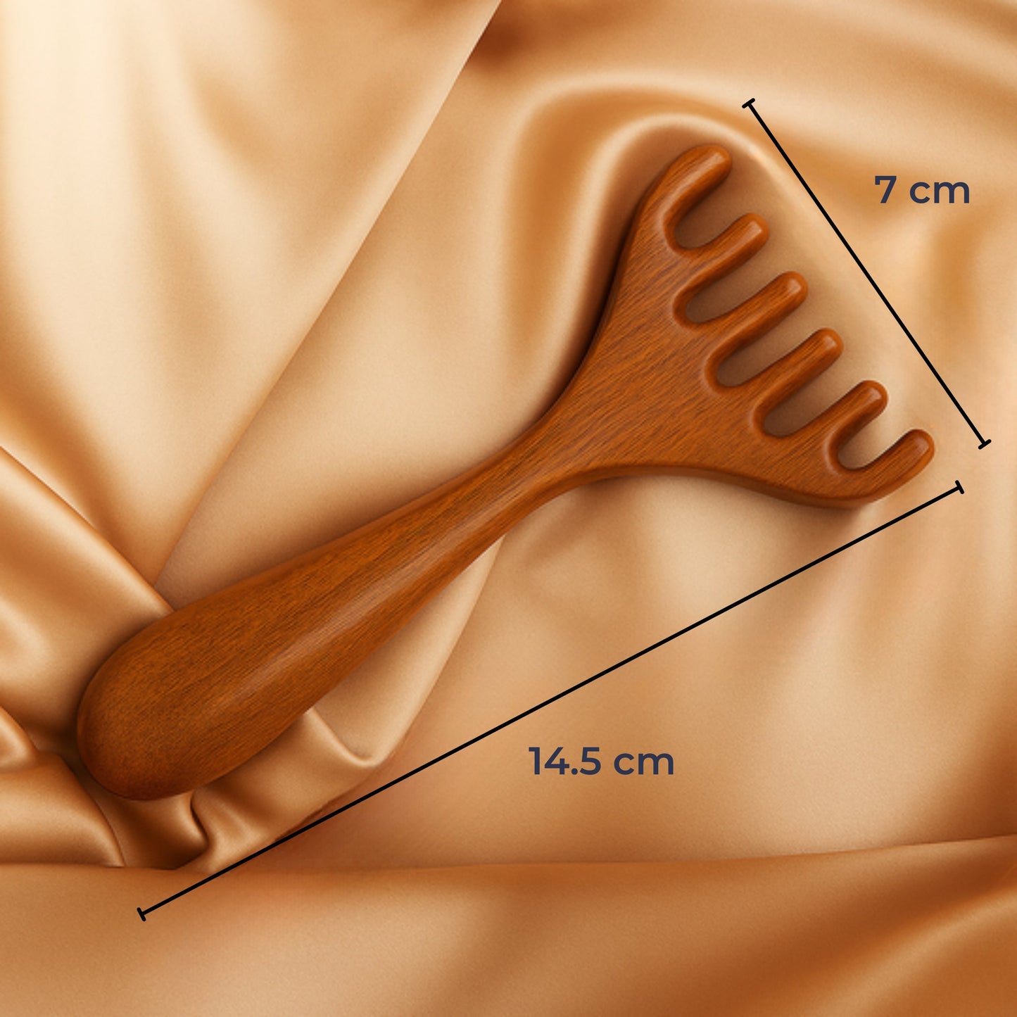 Anti-statisk Meridian Design – Mild hodebunns stimulering – Avslapning & Hårpleie Norvo