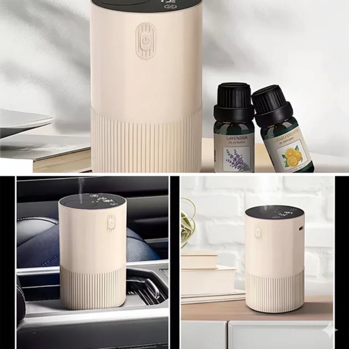 Oppladbar stille tåke – 10 ml stille timer – avslappende aromaterapi for søvn stresslindring kontor reise Norvo