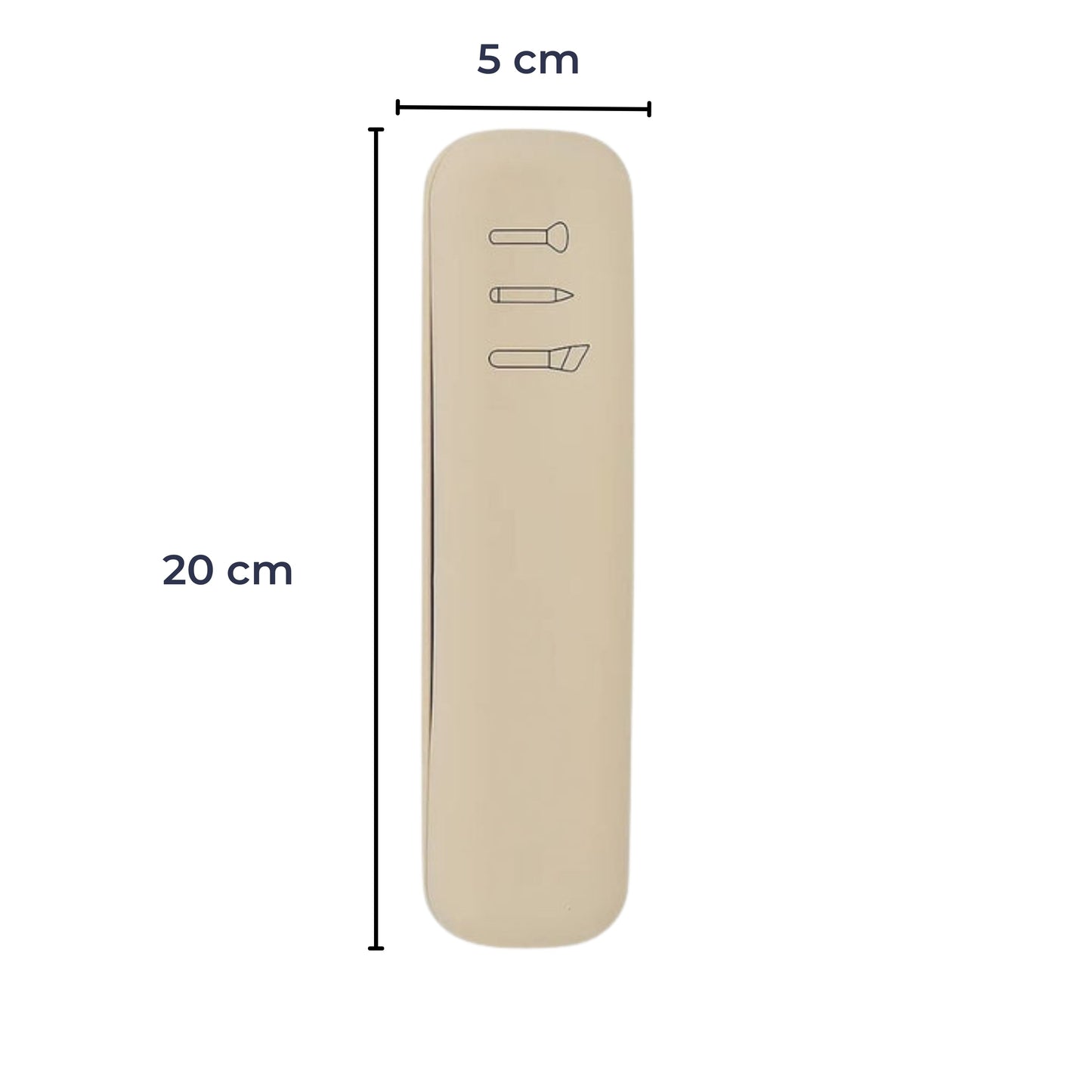 Organiser & Beskytt Penslene Dine – Støv- & Vanntett Silikonetui – Hold Rent & Floke-Fri Norvo