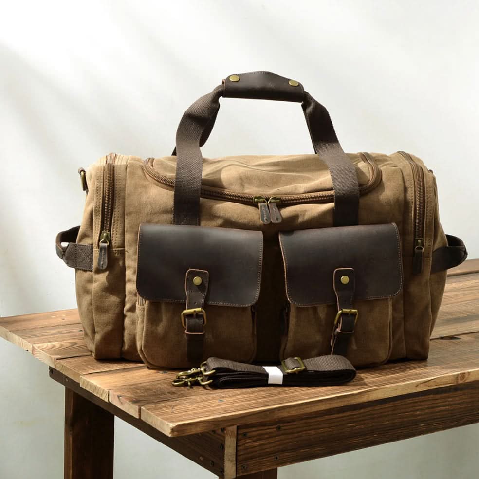 Norvo | Vanguard Voksduker & Lær Reise Duffle – 36,5L