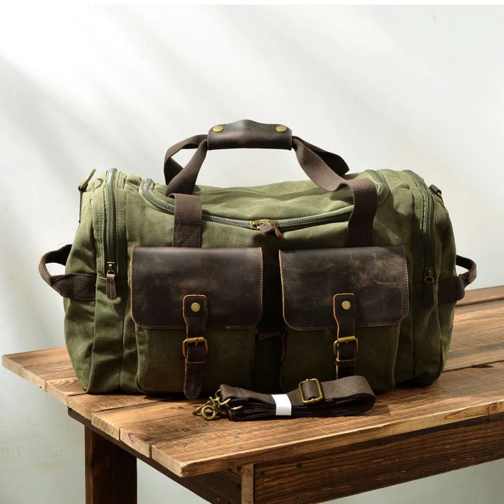 Norvo | Vanguard Voksduker & Lær Reise Duffle – 36,5L