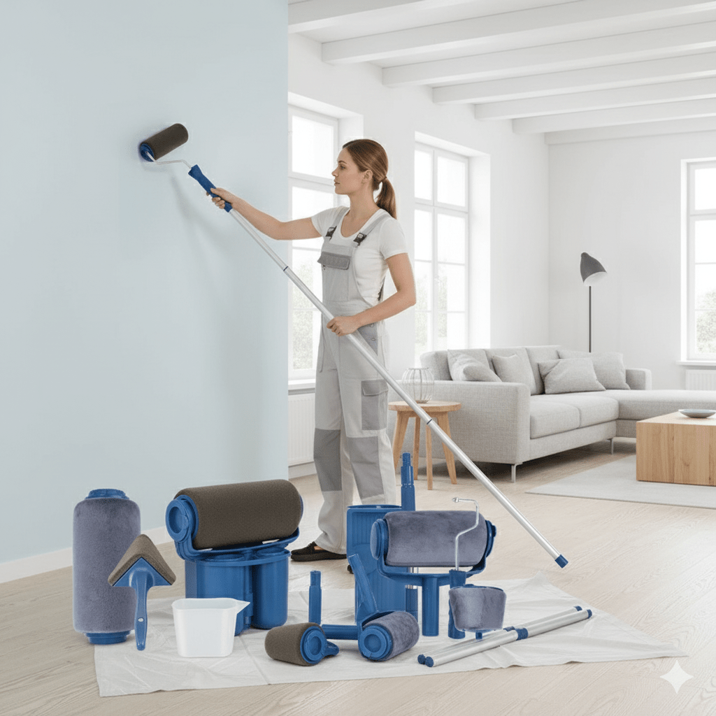 Norvo | PROFIPRO – 8-i-1 Etterfyllbart Malingssystem for Rask & Rotete Veggforvandlinger