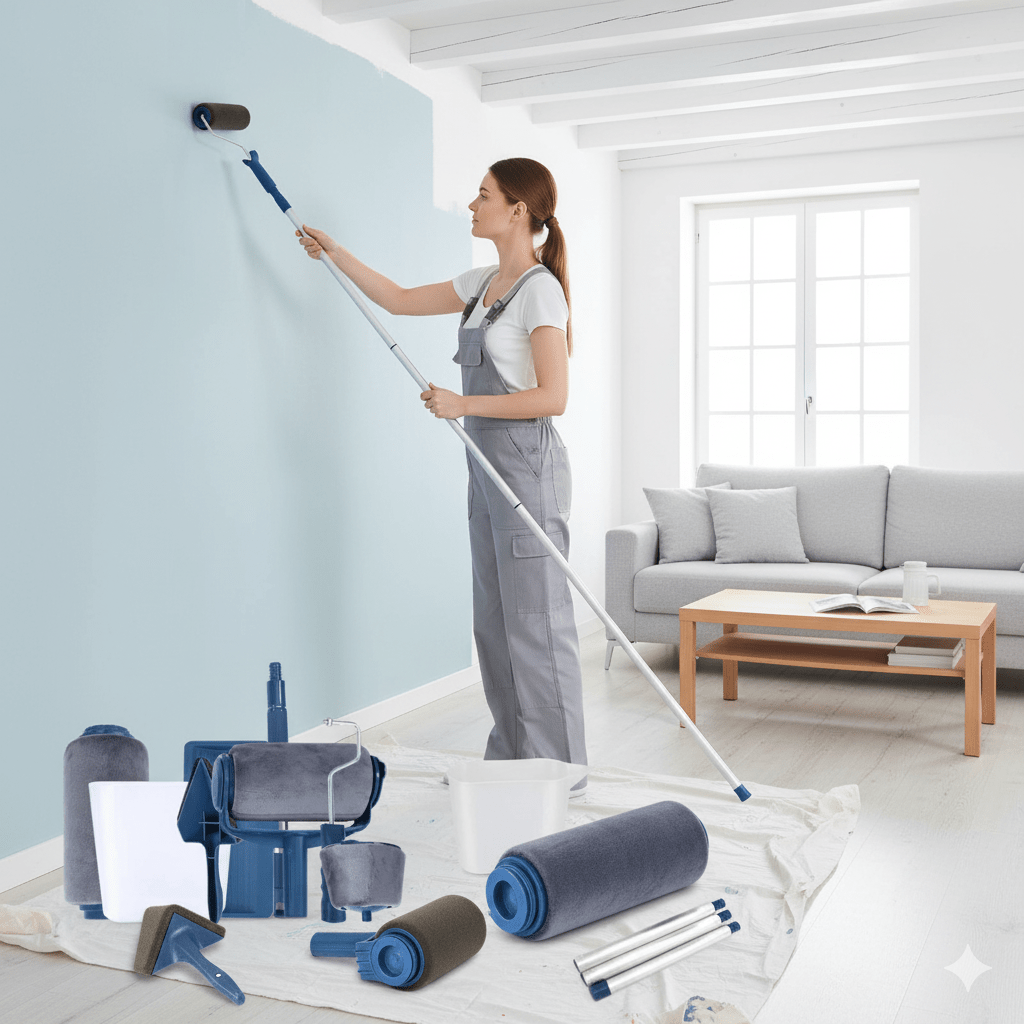 Norvo | PROFIPRO – 8-i-1 Etterfyllbart Malingssystem for Rask & Rotete Veggforvandlinger