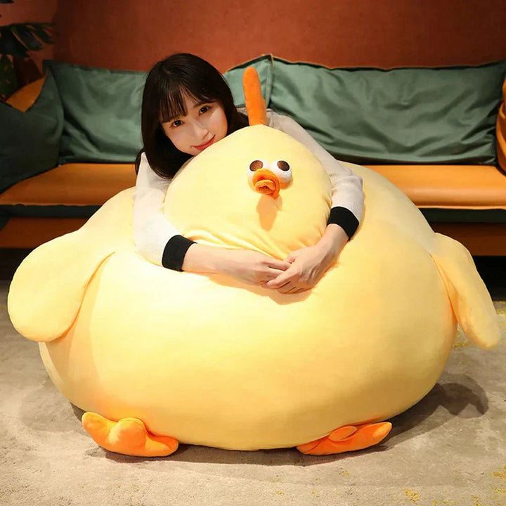 Norvo | Puffloo Plushchick – Gigantisk Myk Kosefugl for Avslapning og Kosing – Ulike Størrelser
