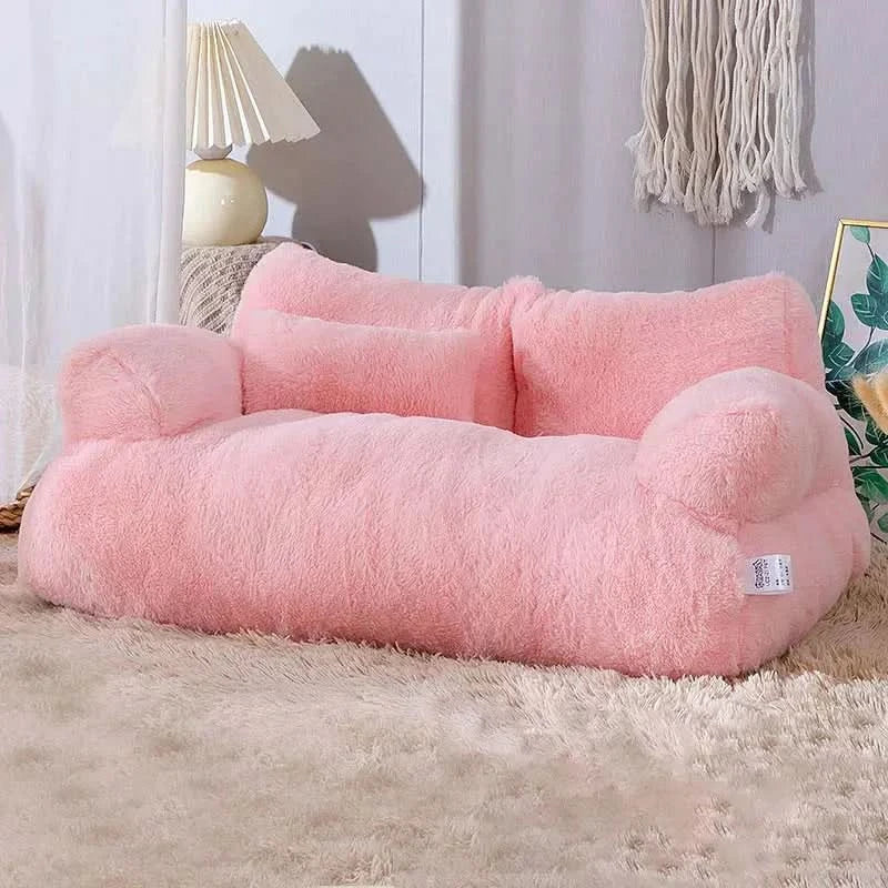 Norvo | Pet Sofa Pro – Beroligende Pet Bed med Hevet Kant for Mindre Stress