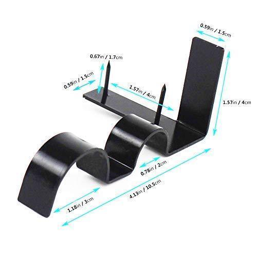 Norvo | Hurtig-hengsles gardinstangbracket (2 pk)