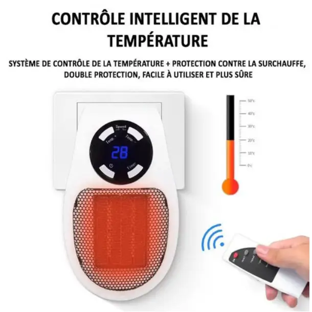 Norvo | Ultra-kompakt keramisk varmeovn HeatCompact