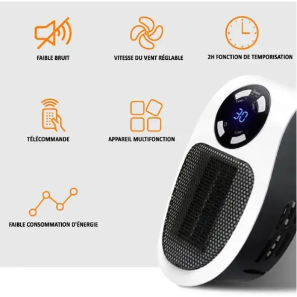 Norvo | Ultra-kompakt keramisk varmeovn HeatCompact