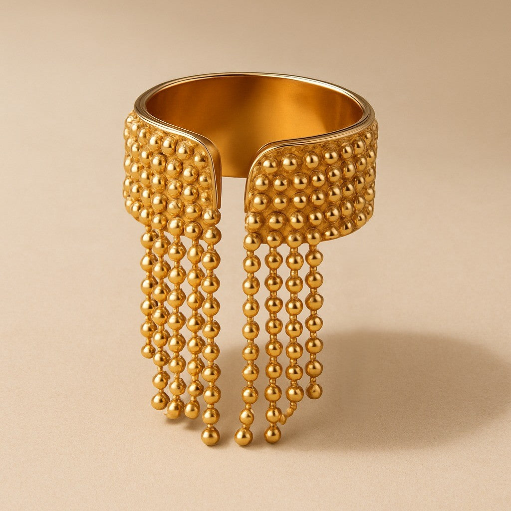 Norvo | 18K Gull Tussel Statement Justerbar Ring