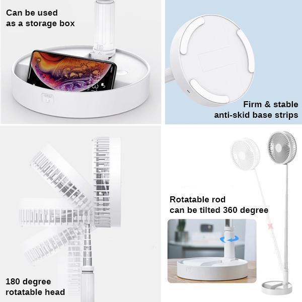 Norvo | Oppladbar Mini Teleskopvifte