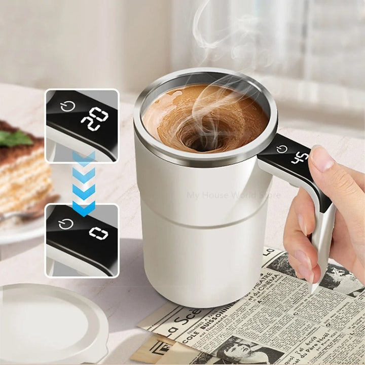 Norvo | Kaffe kopp med selv-røring og temperaturdisplay