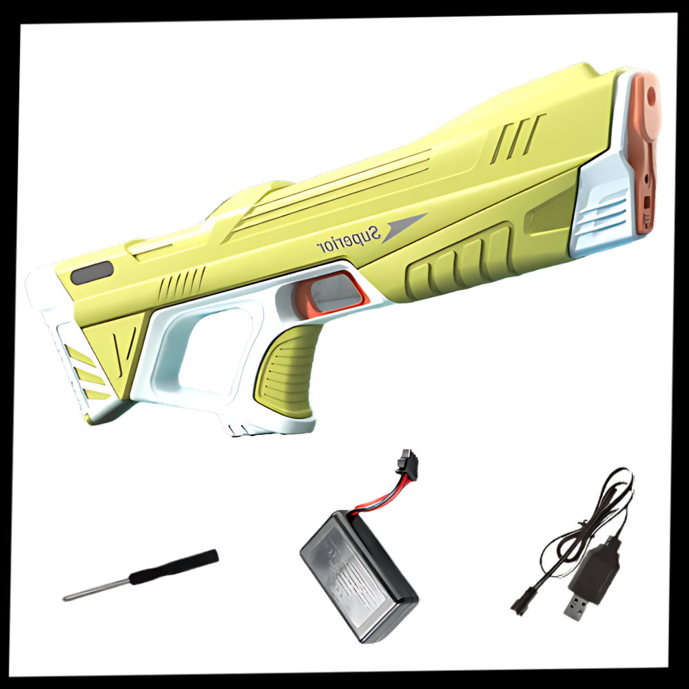 Oppladbar elektrisk vannpistol