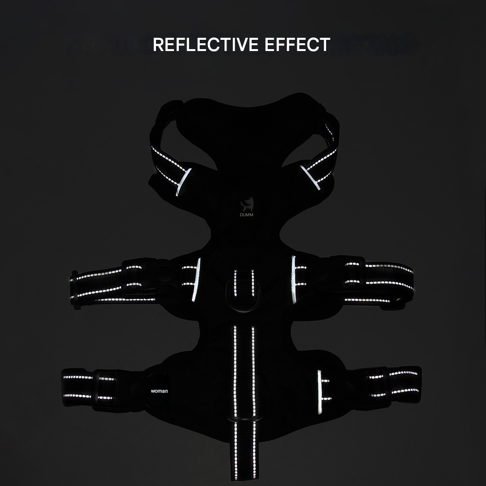 Refleksjon Anti-Trekke Hundesele - GripGuard Norvo