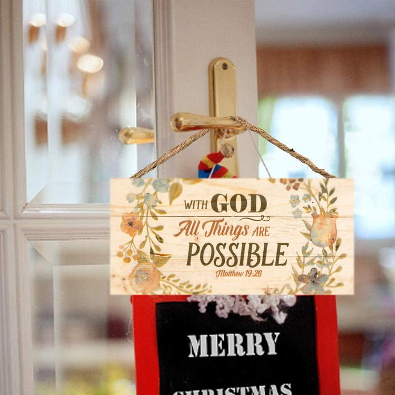 Norvo | Rektangulær dekorativ trehenger – Dør- og vindusornament