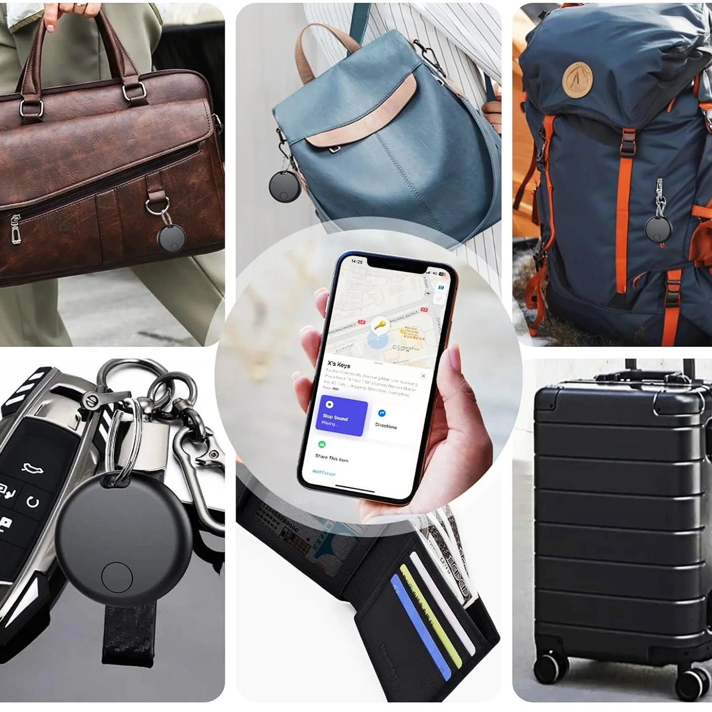 Norvo | Bluetooth GPS Tracker Nøkkelfinner Enhet