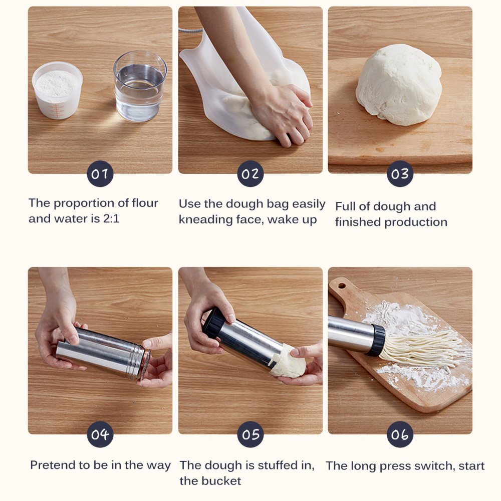 Norvo | Håndholdt Automatisk Trådløs Pasta Noodle Maker