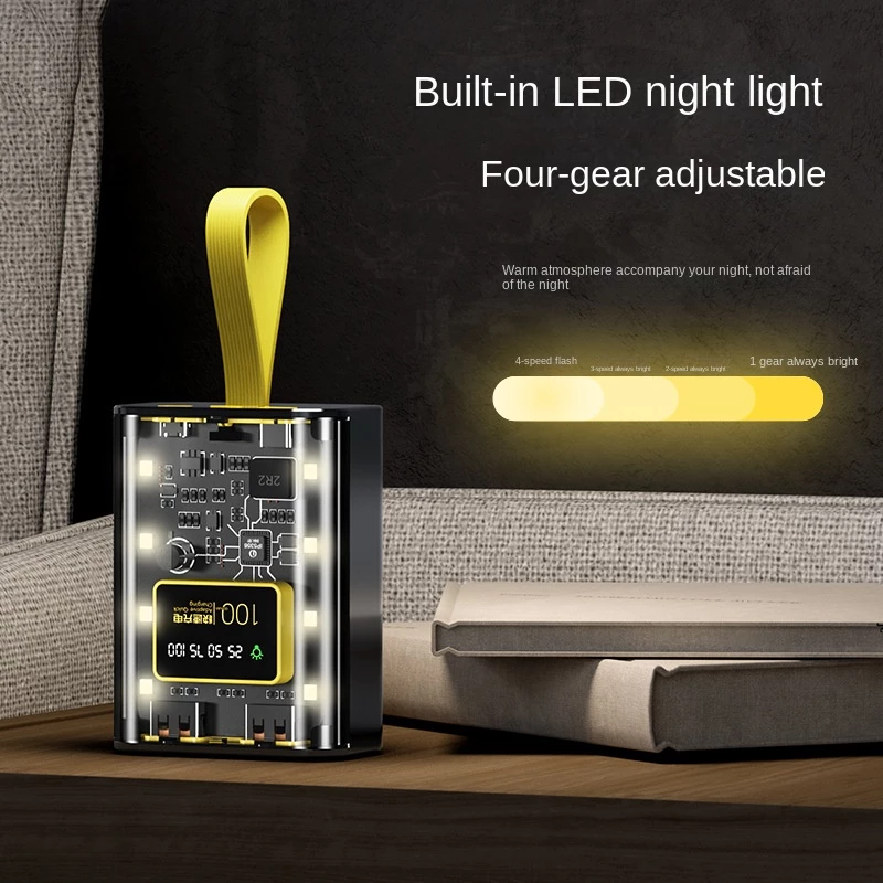 Norvo | Transparent Insight Hurtigladings Powerbank