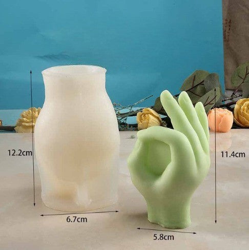 Norvo | Midt Finger Håndgester Kunstnerisk Lys DIY Former