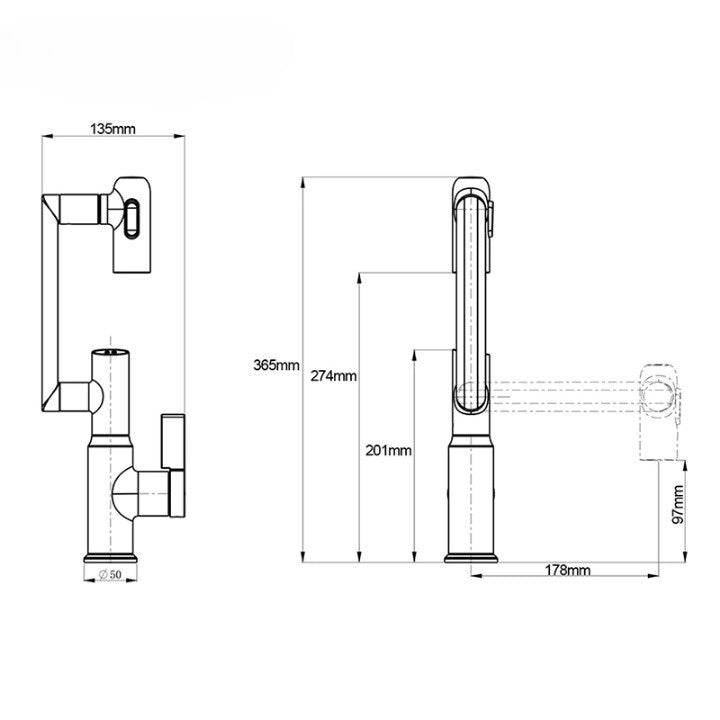 Norvo | Digital Temperatur Full Rotasjon Ultra Spin Vaskefaucet