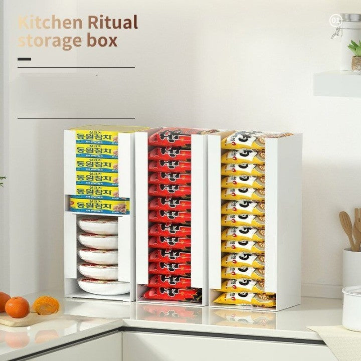 Norvo | Tidy Kitchen Snack Storage Box Organizer